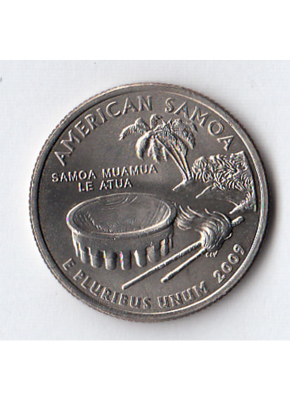 2009 - Quarto di dollaro Stati Uniti American Samoa (D) Denver